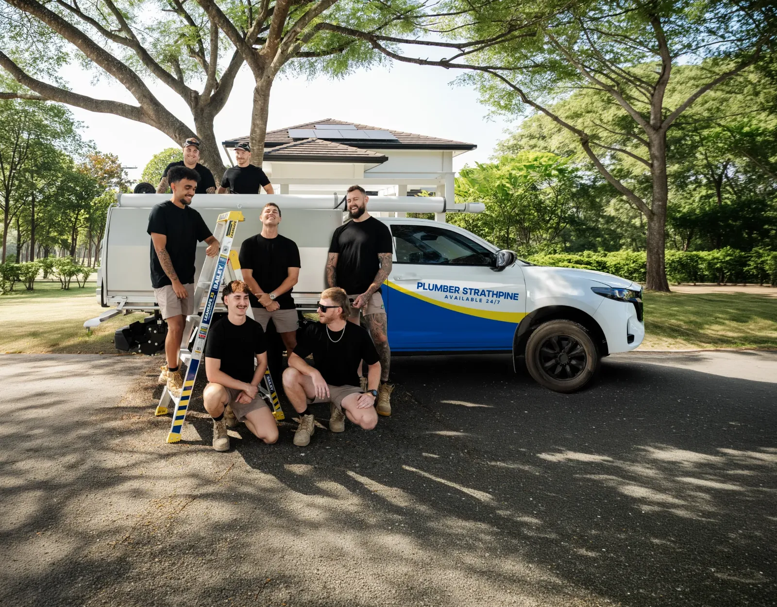Plumber Strathpine team and ute